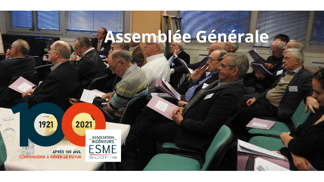 Année du Centenaire Acte 3 : Assemblée Générale du mardi 23 mars 2021