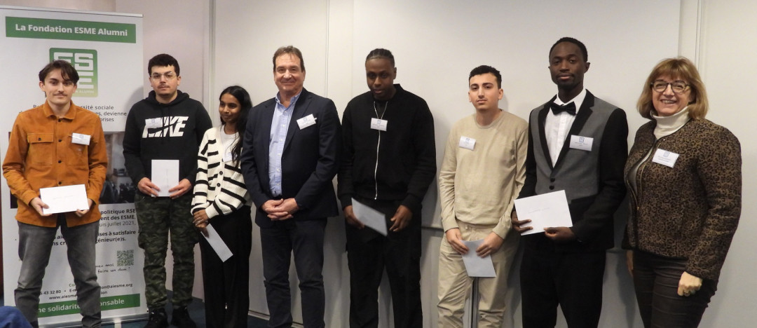 Remise des bourses Fondation ESME Alumni 2024/2025