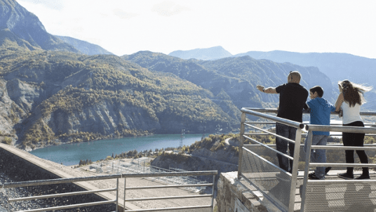 Visite du barrage EDF de Serre-Ponçon